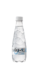 Garrafa 330ML Alcalina PH9.11 PET BPA Free ALKA